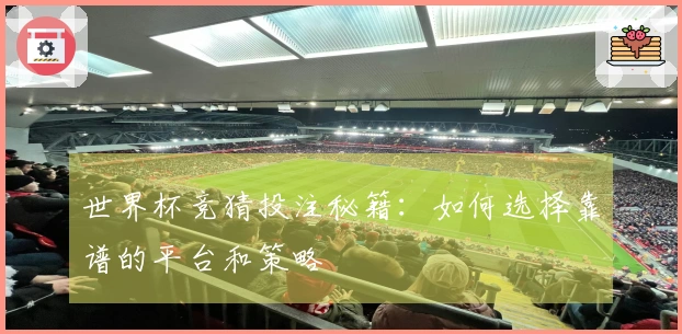 世界杯竞猜投注秘籍：如何选择靠谱的平台和策略